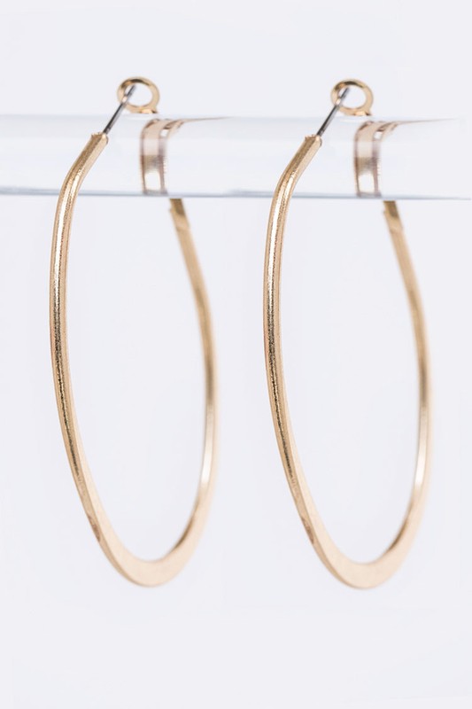 Fashion Oval Drop Earring